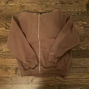 WORN ONCE Hooded Brandy Melville Zip Up